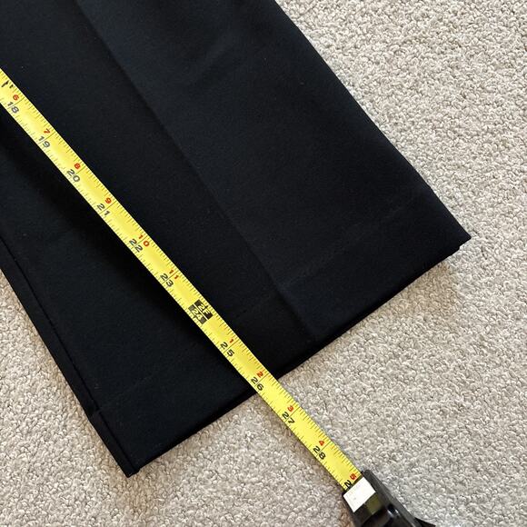 Spanx The Perfect Pant Crop Flare Women’s Sz L Black Stretch Shaping 26” In - Picture 8 of 9